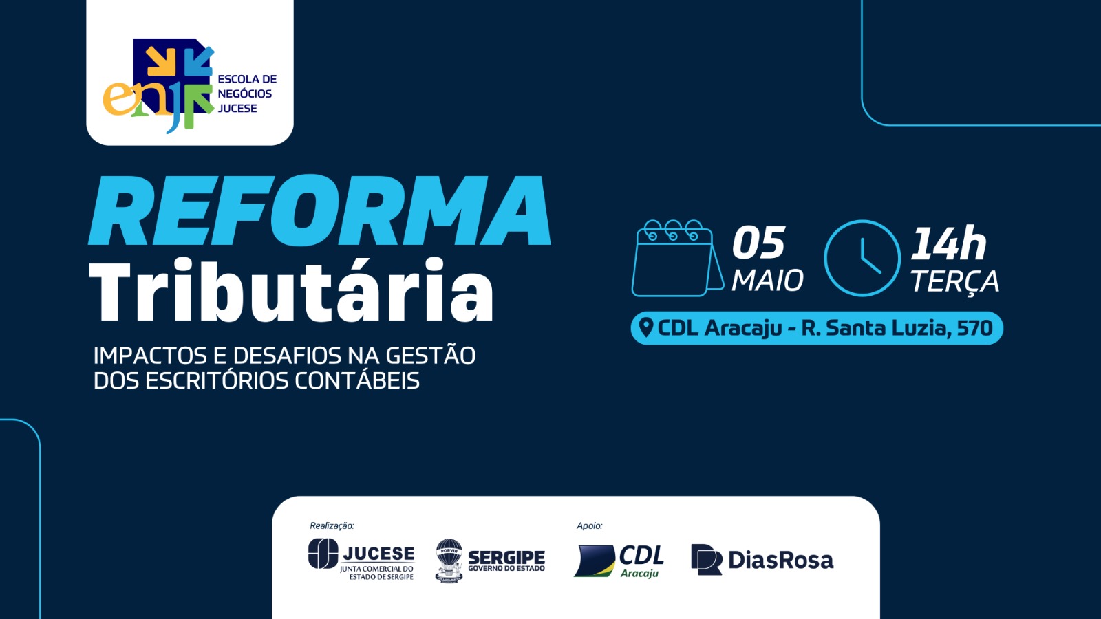 Jucese promove evento sobre Reforma Tributária e impactos na gestão contábil em Sergipe